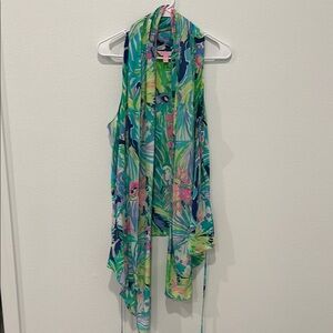Lilly Pulitzer Multicolor Floral Vest